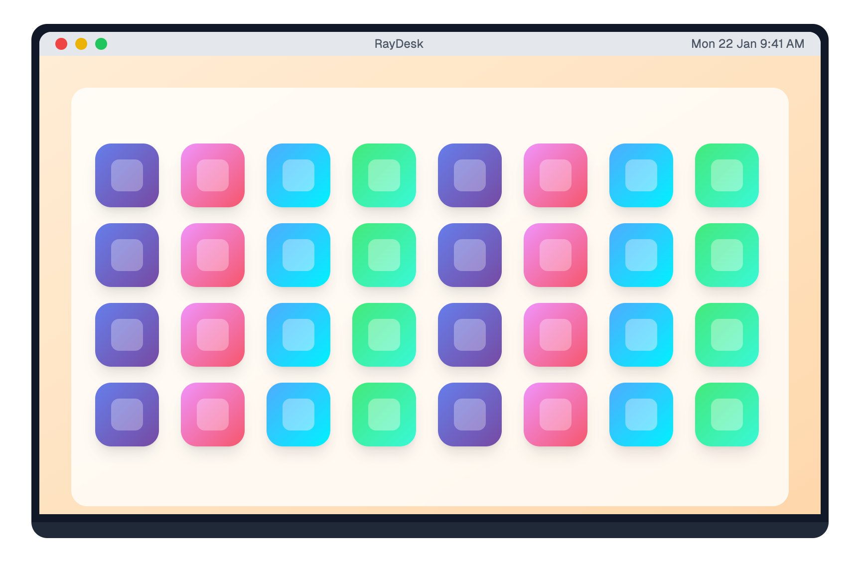 RayDesk Interface